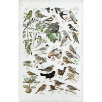 Handtuch Baumwolle Gartenvögel 48 x 70 cm 12 